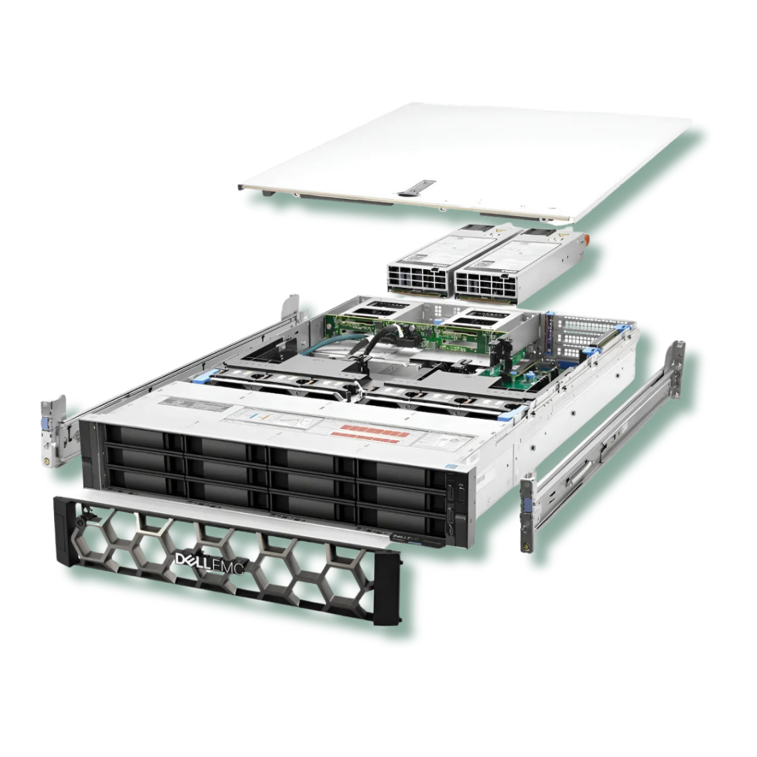 Dell PowerEdge R740xd NVMe Server 2x Gold 6242 2.80Ghz 32-Core 16GB RAM Rails
