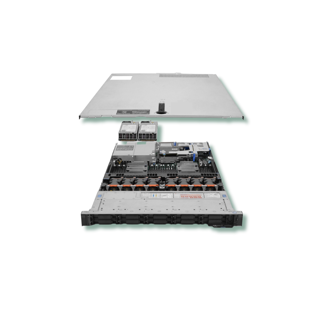 Dell PowerEdge R640 10-Bay 2-NVMe Hybrid Server Xeon Bronze 16-Core 32GB RAM