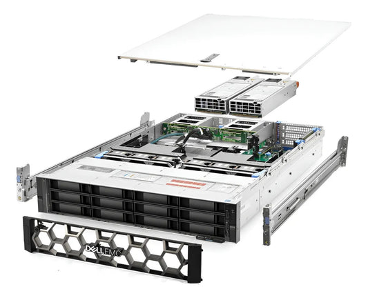 Dell PowerEdge R740xd NVMe Server 2x Gold 6242 2.80Ghz 32-Core 16GB RAM Rails