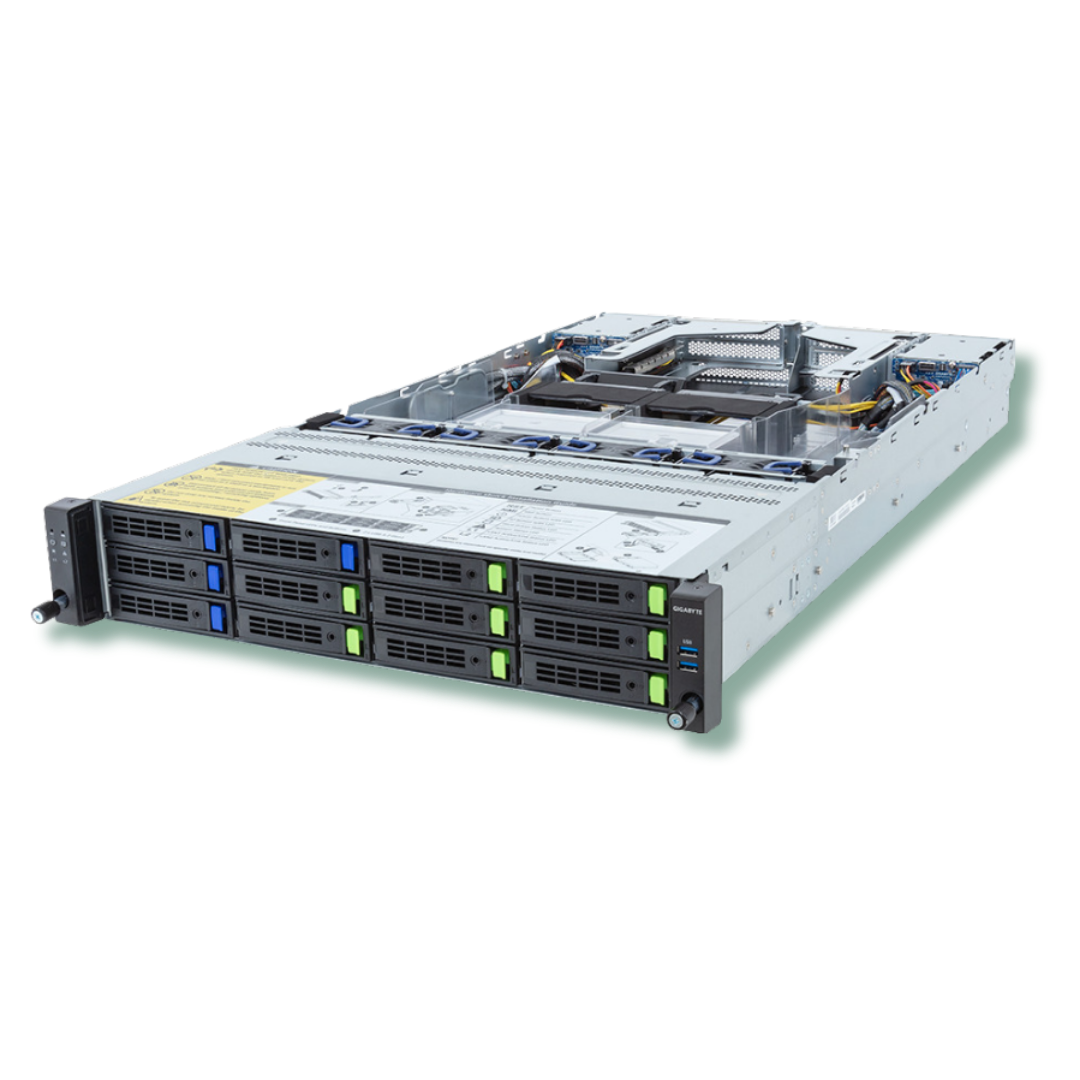 Servidor Gigabyte R283-z97-acl1 1.92tb 64gb Amd Epyc 9335